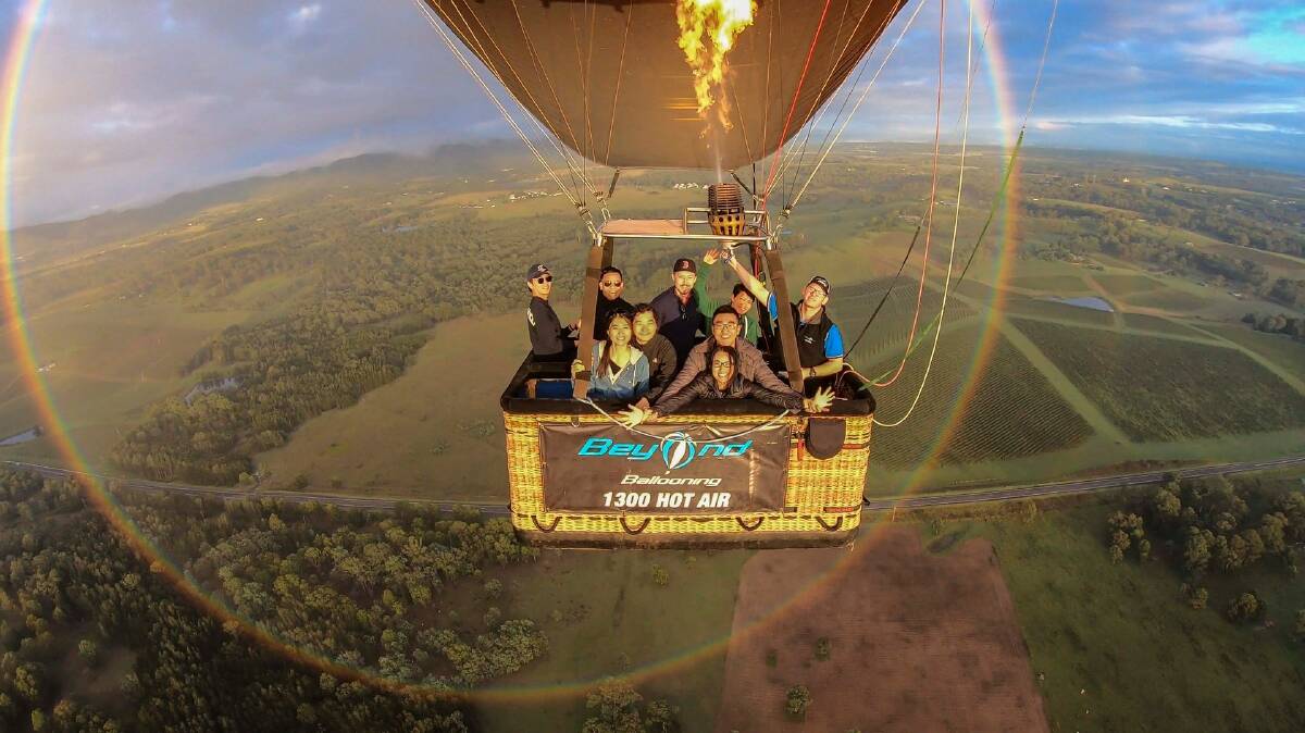 Beyond Ballooning, Lovedale, is a finalist in the 2019 NSW Tourism Awards. Picture: Supplied 