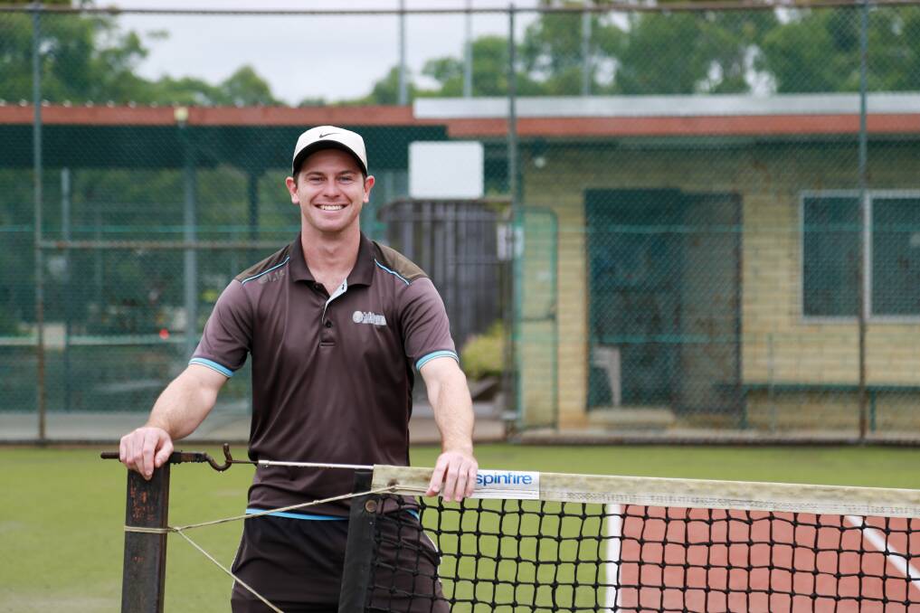 JOIN UP: Blake Denison is the head coach of Medowie Tennis Club, which will host a free family fun day on Sunday, April 11. Picture: Ellie-Marie Watts