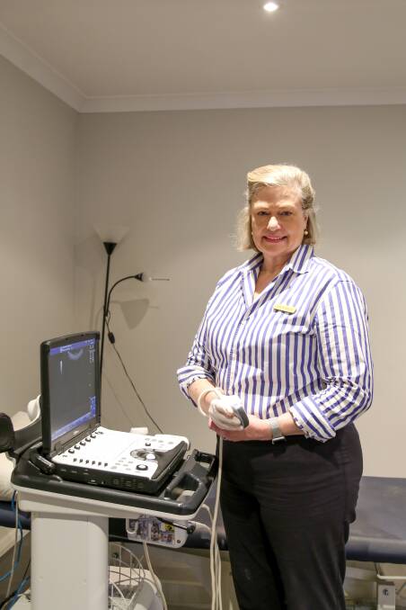 MEDICAL SEVRVICE: Victoria Baumann in the Countrywide Mobile Ultrasound clinic located at 15 Abundance Road, Medowie.
