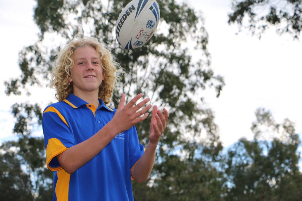 PASSIONATE: Harper Collins, 12, from Seaham has been selected to play for NSW in the PSSA rugby league and rugby union championships in August. Picture: Ellie-Marie Watts