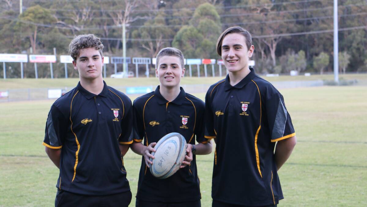 Four Nelson Bay Junior Rugby Union players have been selected for NSW and Country squads. Pictures: Ellie-Marie Watts
