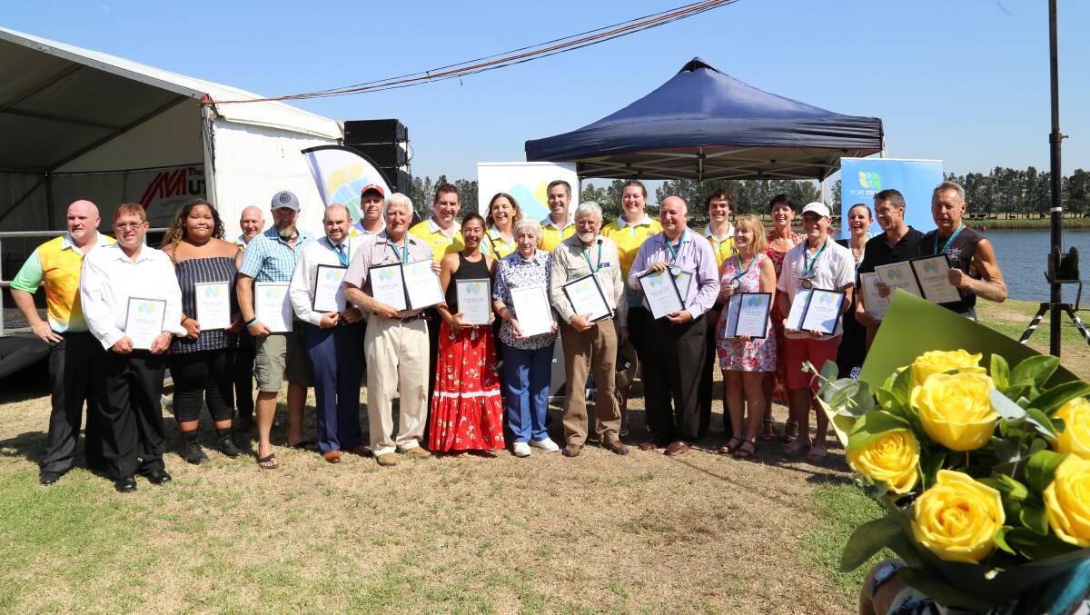 Pictures from the awards ceremony in Raymond Terrace on Australia Day. Pictures: Ellie-Marie Watts