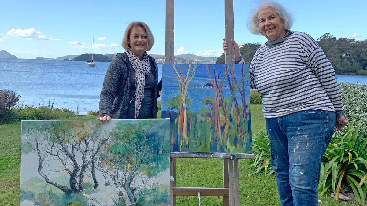 TALENTED: Ileana Clarke and Nanette Basser have joined forces for an exhibition showing at Artisan Collective Port Stephens throughout August.