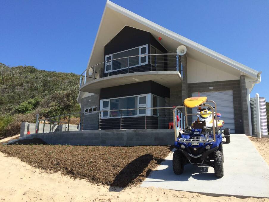 The new One Mile Beach lifeguard tower. Picture: Port Stephens Council