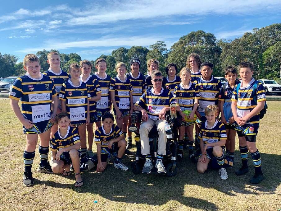 READY: Nelson Bay Junior Rugby League's under-13, division one side will play in their third consecutive grand final on Saturday. Picture: Facebook/Nelson Bay Junior Rugby League