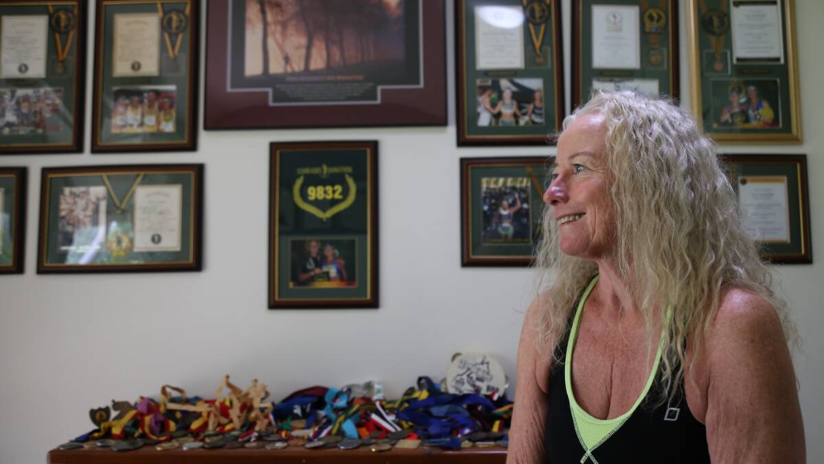 Anne Crawford-Nutte will take part in the Great Ocean Road Running Festival on May 19-20, which will be her 80th marathon.