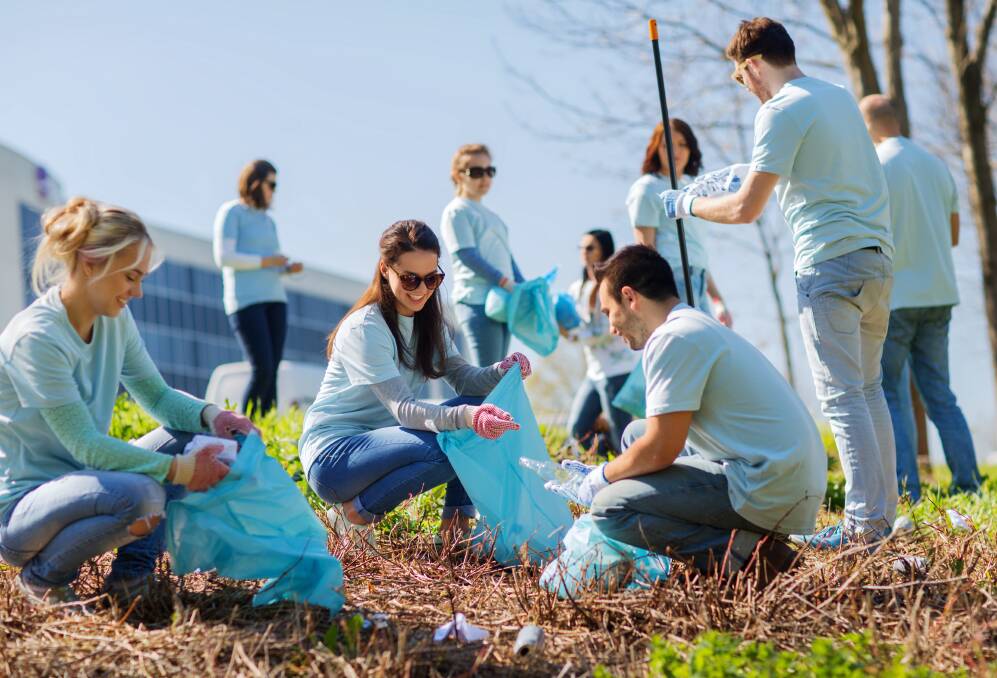 Helping hand: Events like 'Clean Up Australia Day' and "Plant A Tree Day" can be great fun and are a great way to start making a difference. Photo: Shutterstock.
