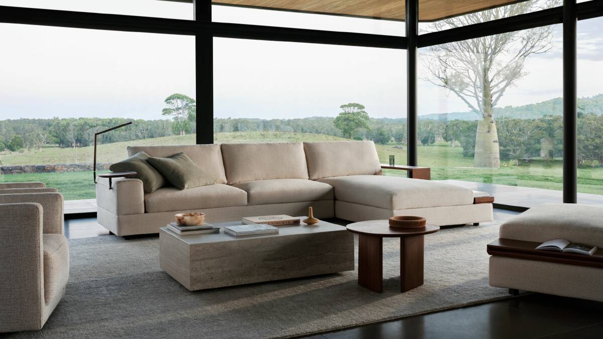 Maximum use: Sofas like Jasper II can be configured into multiple different arrangements, including being transformed into a luxurious bed. (below). Pictures: Supplied