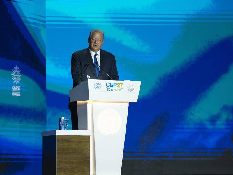 Former US vice president Al Gore says global leaders have a credibility problem on climate change. (AP PHOTO)