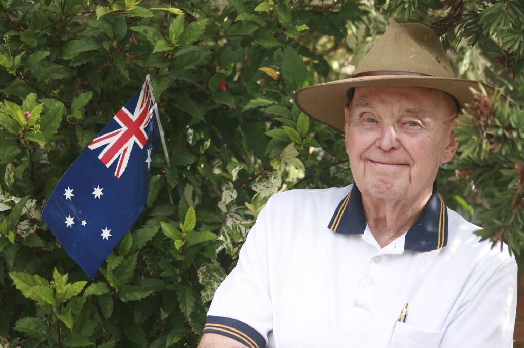 LUCKY: Bart Richardson OAM, 94, will celebrate Anzac Day in Sydney. Picture: Sarah Price
