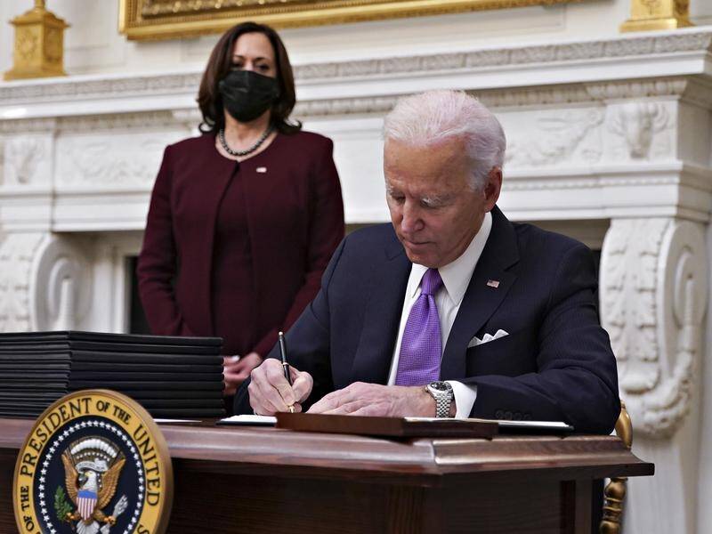 Joe Biden has pledged 100 million coronavirus vaccine doses during his first 100 days in office.