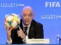 FIFA boss Gianni Infantino has called for broadcasters to invest more in women's football. (AP PHOTO)