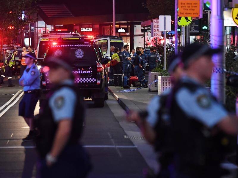 A NSW police woman who single-handedly ended a killer's rampage is being hailed as a hero. (Steven Saphore/AAP PHOTOS)