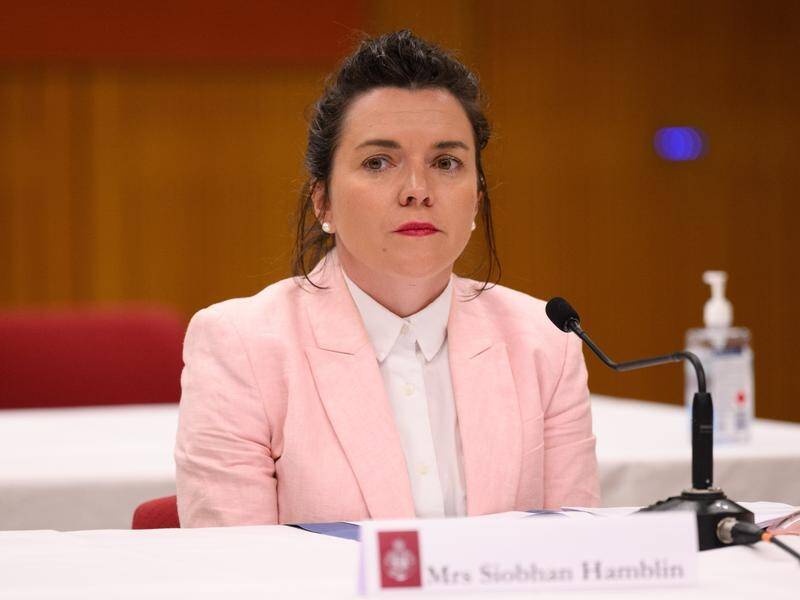 Siobhan Hamblin tried to stop her former boss John Barilaro from resigning in October. (James Gourley/AAP PHOTOS)