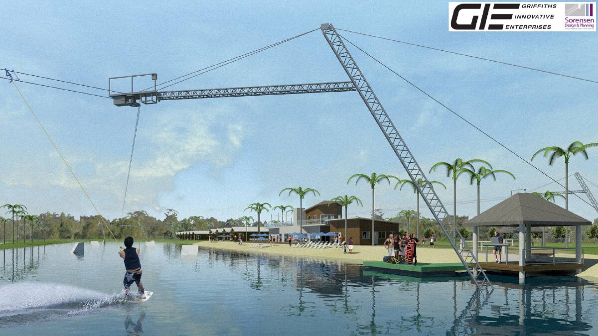 PULL: Ride Cable Park Port Stephens would look something like this. Picture: Supplied