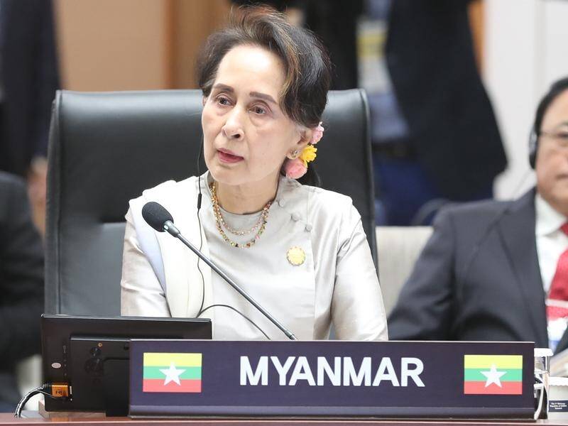 Aung San Suu Kyi will deny that Myanmar carried out a genocide of Rohingya muslims.