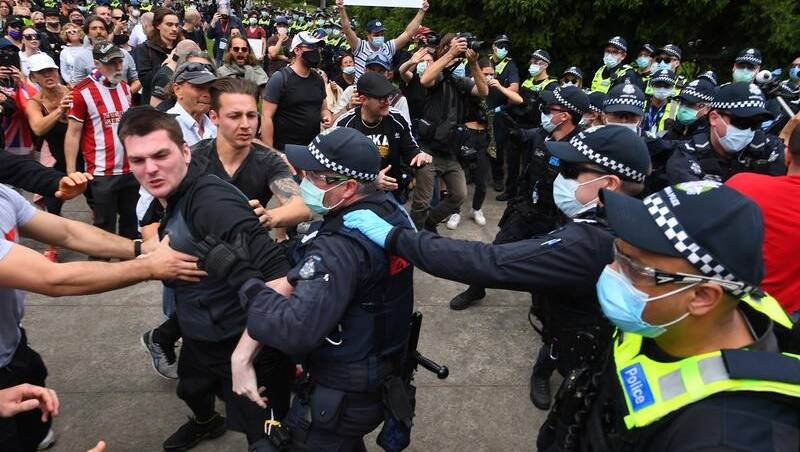 Melbourne lockdown protest: Scores of arrests as 