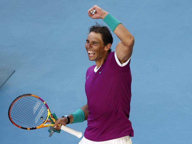 Rafael Nadal says he is already super satisfied with his career as he seeks a 21st grand slam title.