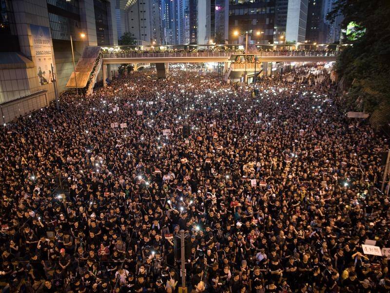 Protesters in Hong Kong are demanding the resignation of the territory's leader Carrie Lam.