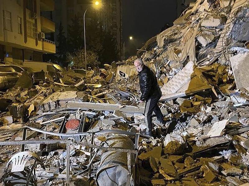 The death toll is expected to climb after a 7.8 earthquake in central Turkey and northwest Syria. (AP PHOTO)