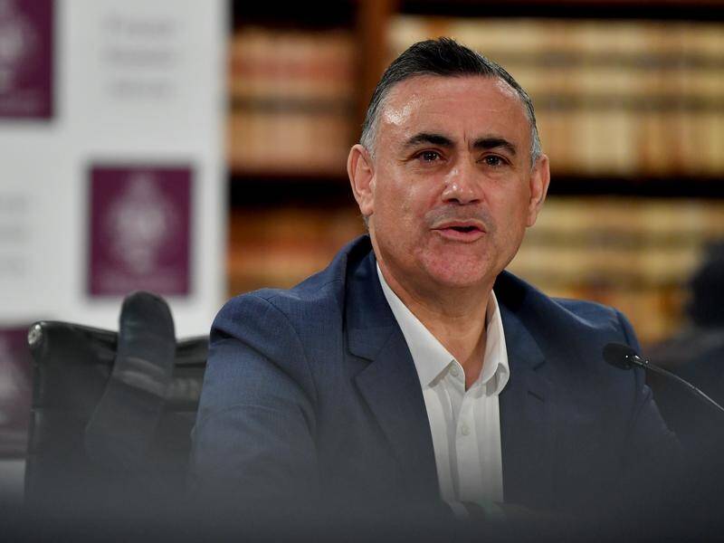 Text messages have been tabled in evidence revealing reactions to John Barilaro's appointment. (Bianca De Marchi/AAP PHOTOS)