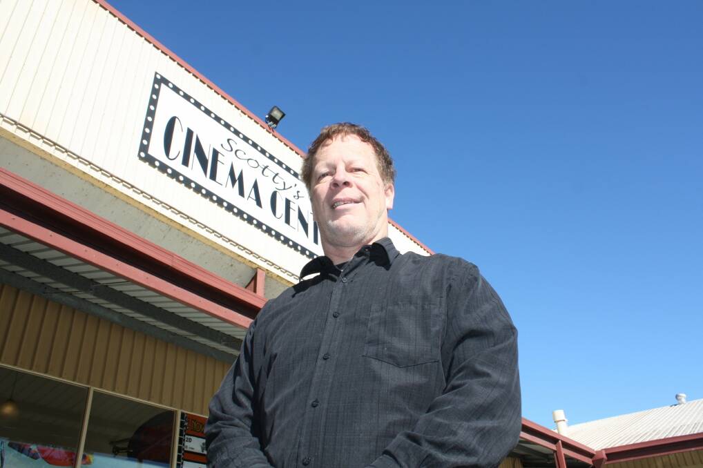 NEW DIRECTION: Scotty Seddon at Scotty's Cinema Centre plans to add to his complex. Picture: Stephen Wark
