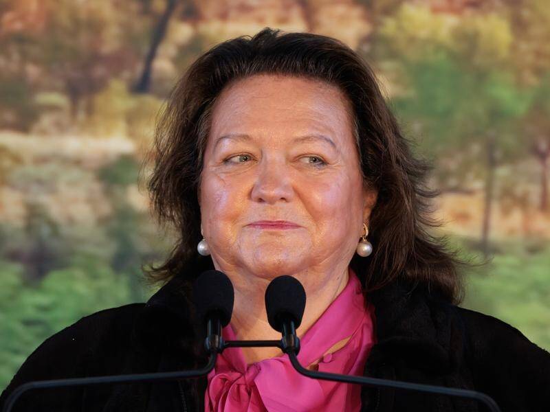 Lawyers for Gina Rinehart's Hancock Prospecting company have rubbished its rivals' legal claims. (Richard Wainwright/AAP PHOTOS)