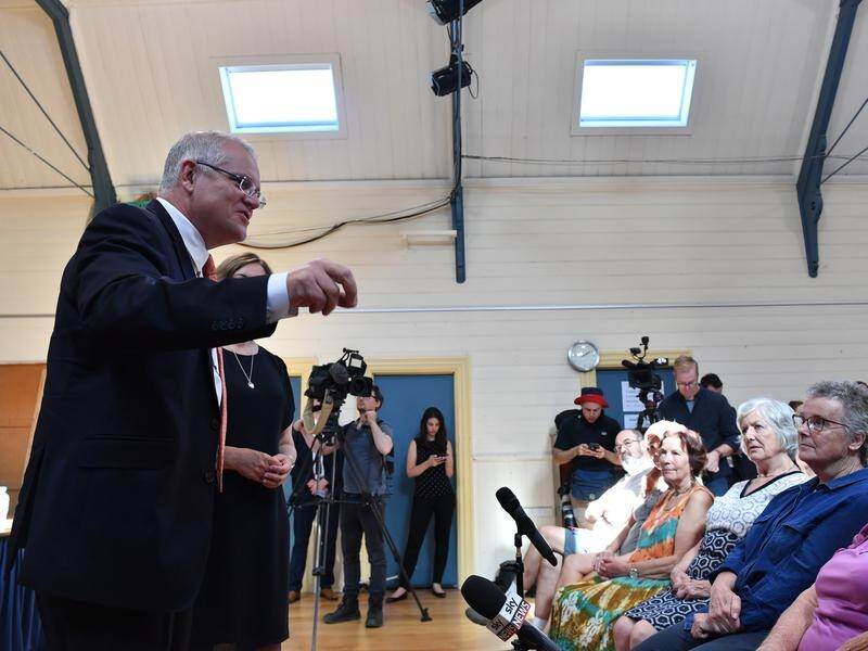 Prime Minister Scott Morrison hit the campaign trail in Victoria for the second day in a row.
