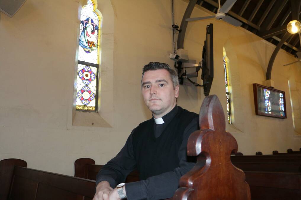 CELEBRATION: Chris Yates, at St John's Anglican Church, Raymond Terrace. Picture: Stephen Wark