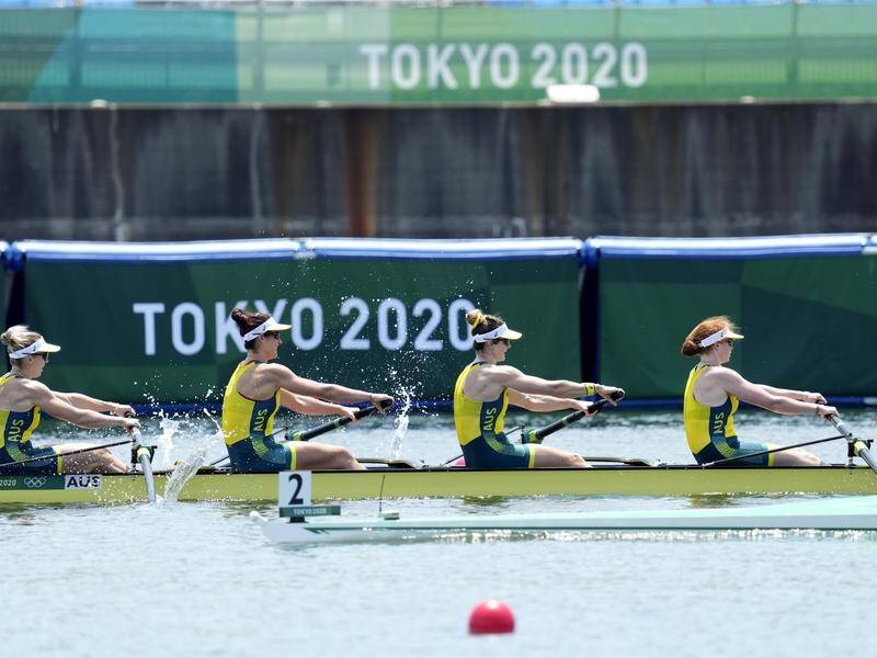 Australia's women's coxless four have won Olympic gold, beating the Netherlands in the final.