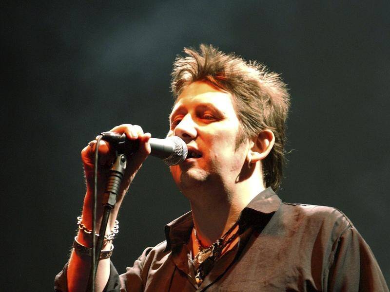 Shane MacGowan of The Pogues, best known for their ballad Fairytale of New York, has died aged 65. (AP PHOTO)