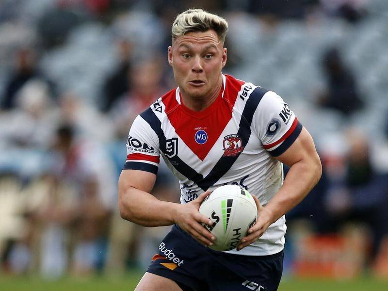 Lachlan Lam had a good hit out for the Roosters against Canberra