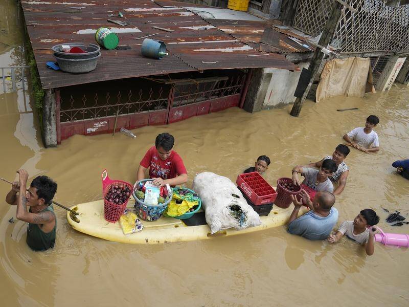 Typhoon Noru has caused eight deaths in the Philippines and is now threatening Vietnam. (AP PHOTO)