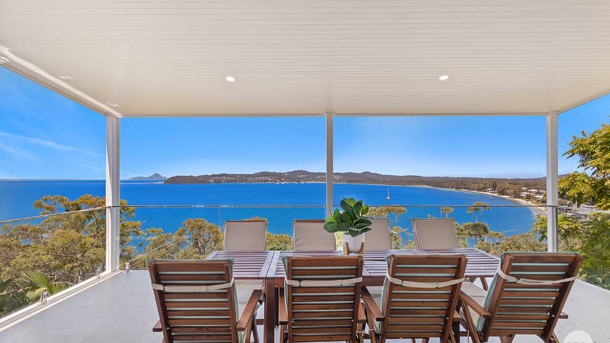 Panoramic water views on offer