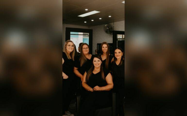 SUPPORT: The team at Forever Hair and Beauty. Picture: SUPPLIED. 