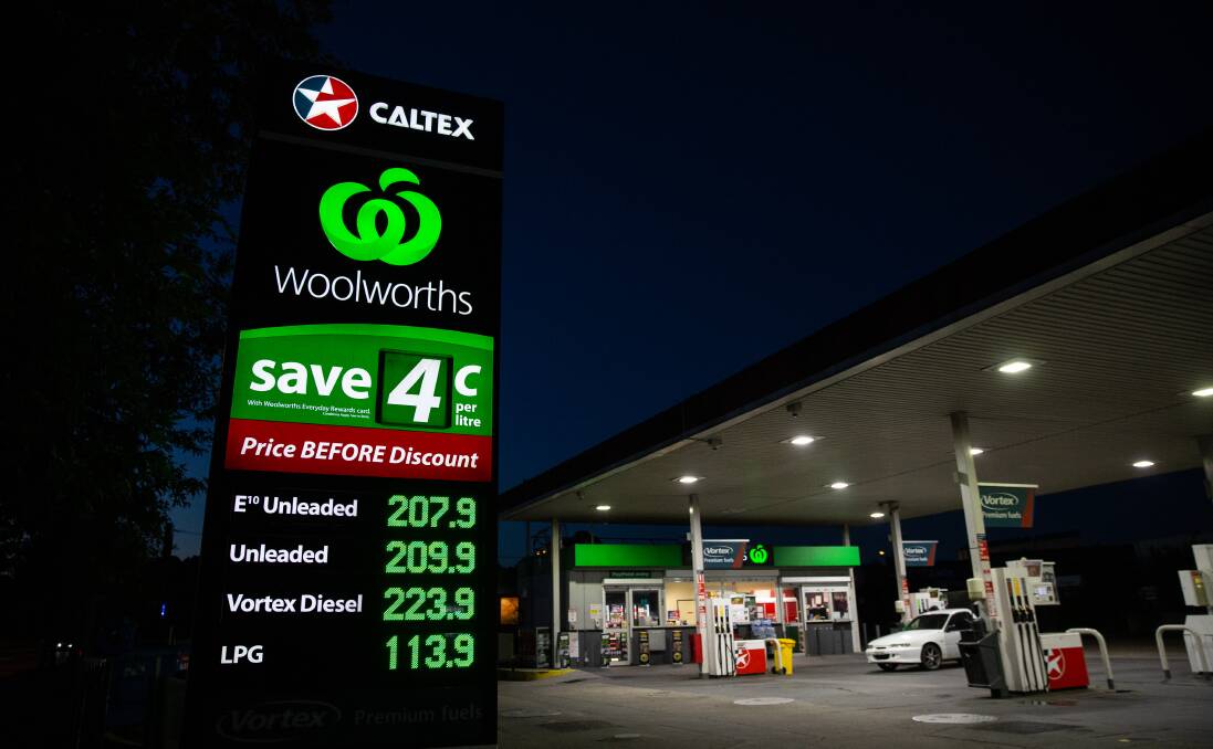 SKY HIGH: Service stations at Glendale, above, and Wallsend, top, show the prices Hunter residents are faced with at the moment.