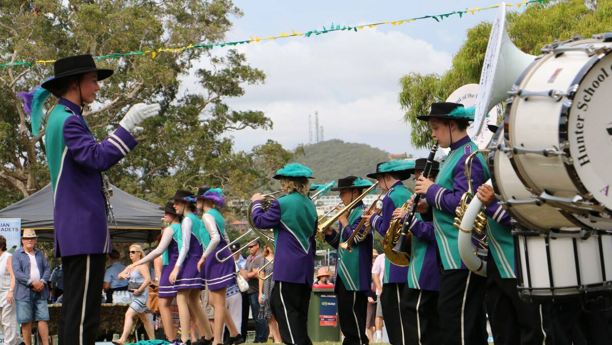The Hunter School of Performing Arts Marching Band will be part of the entertainment on the day. Picture by Ellie-Marie Watts