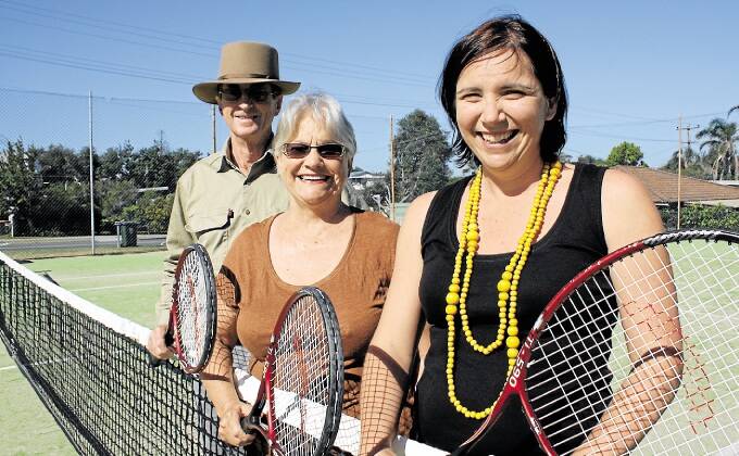 SERVING UP SUCCESS: Boat Harbour Recreation Club's president Greg Kearins, social secretary Coral Kearins, and treasurer Naomi Farrelly. Picture: Ellie-Marie Watts