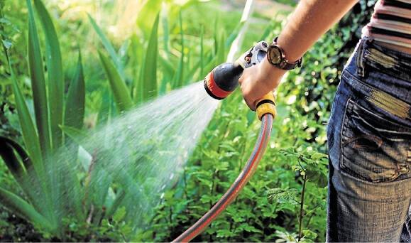 SLOWING THE FLOW: Watering will only be allowed with trigger nozzles between 4pm and 10am, three days a week, if Stage One restrictions are introduced.